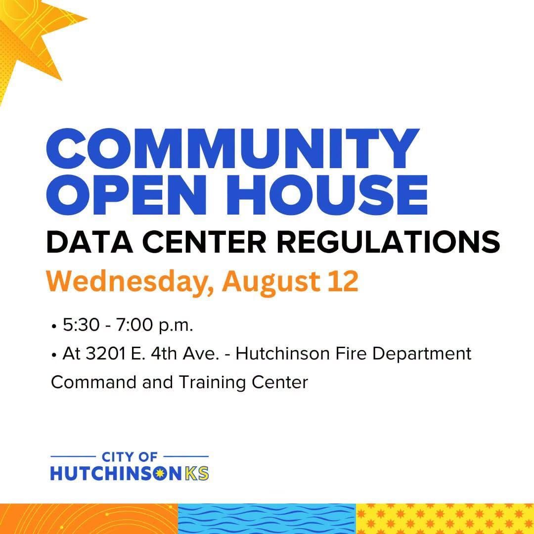 Hutchinson to host open house on permanent data center zoning regulations