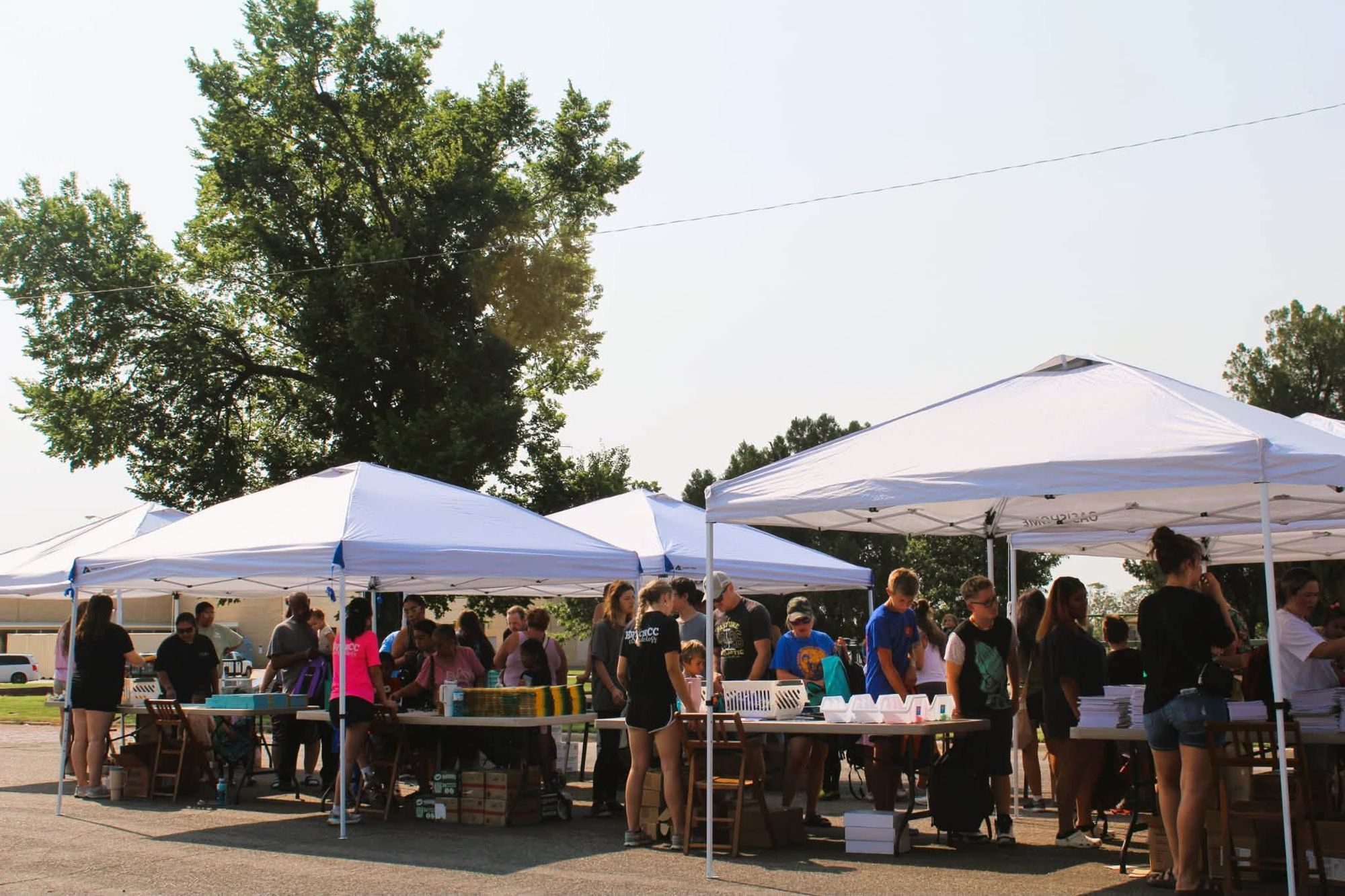 Reno County students equipped with over 600 backpacks at back-to-school giveaway