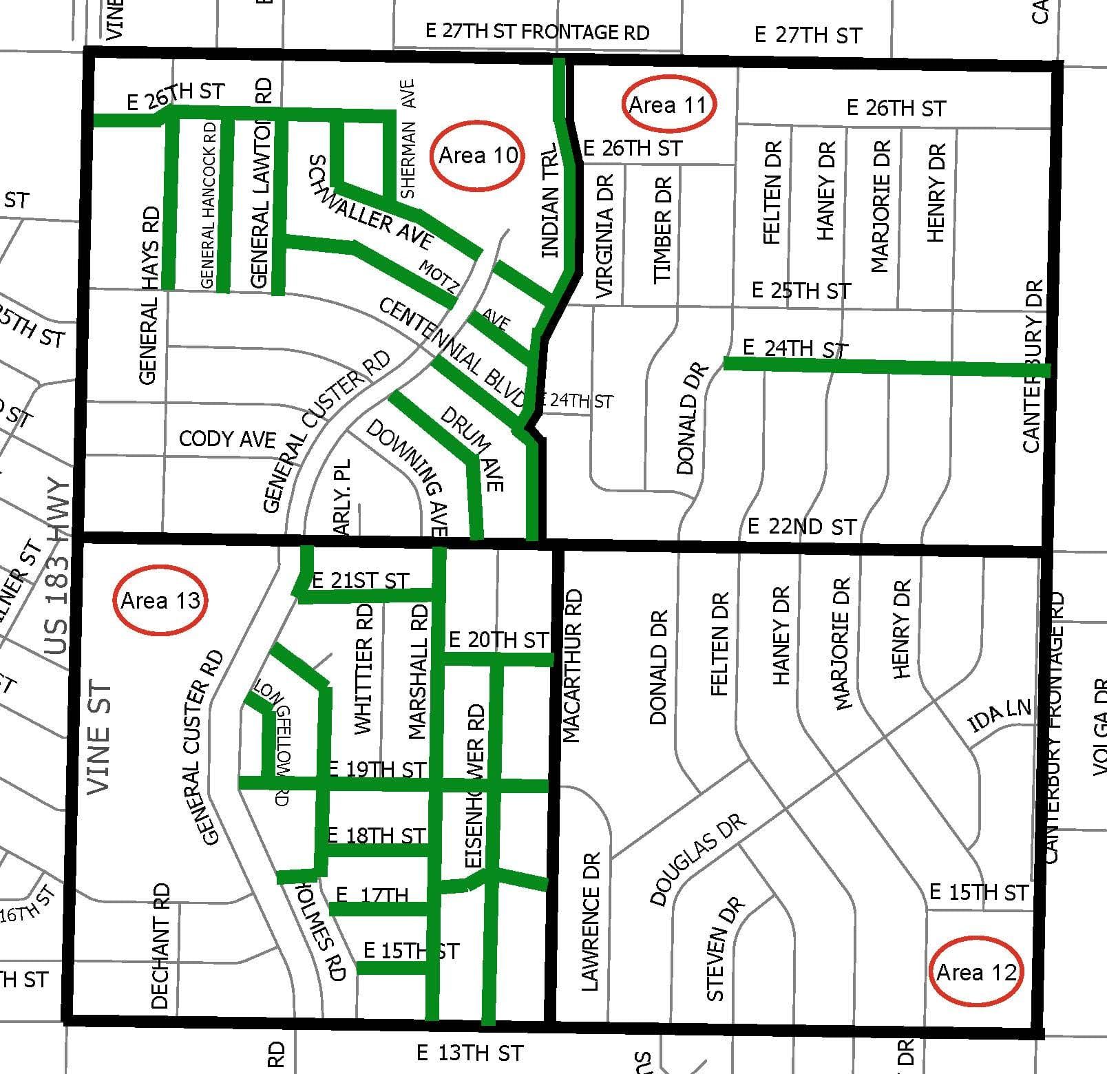 Hays schedules seal coat work across 11 city streets