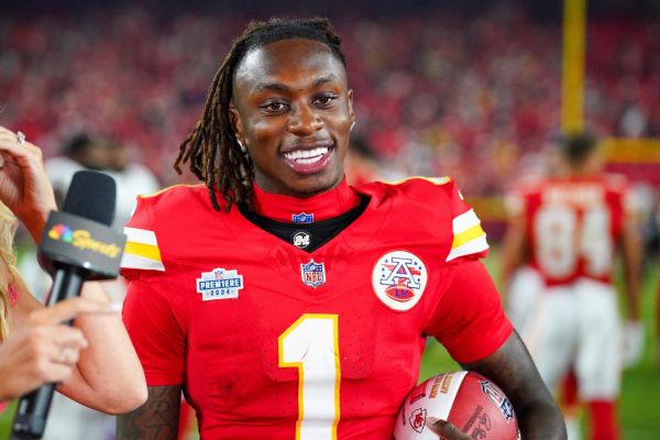 Chiefs' Xavier Worthy arrested on felony domestic violence charge