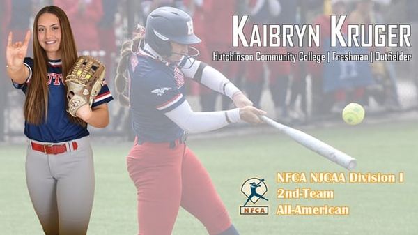 HutchCC's Kruger Named NFCA Second-Team All-American