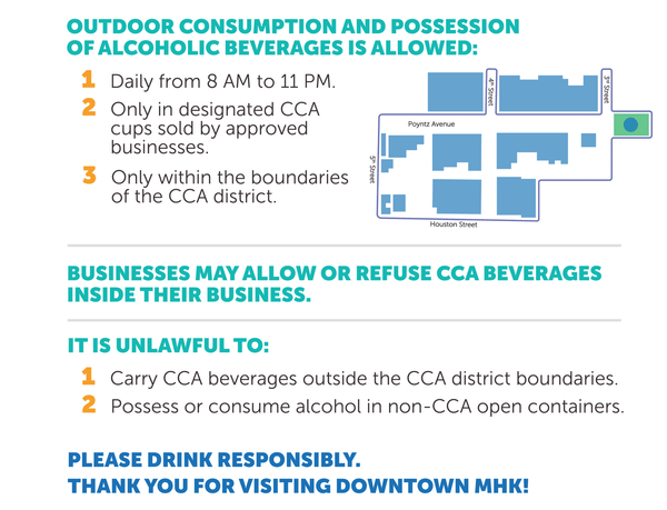 Manhattan Establishes Downtown Outdoor Refreshment Zone for Alcohol Consumption