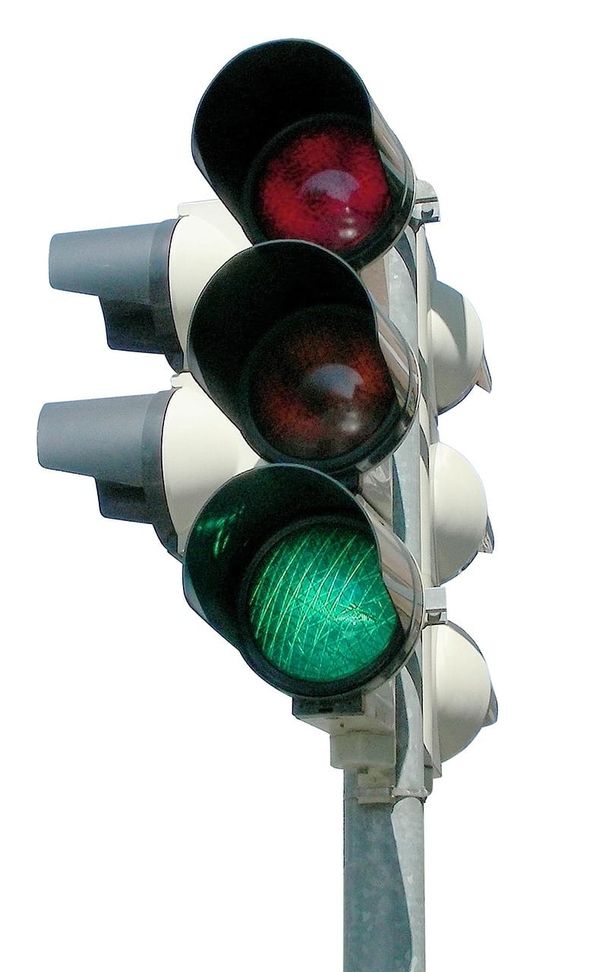 Temporary Traffic Lights Installed at Main Street Intersections for State Fair