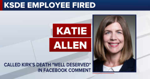 Kansas education employee sues state over firing for Charlie Kirk comment