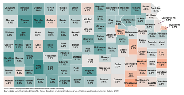 Geary County Unemployment Rate Drops But Remains Above State Average