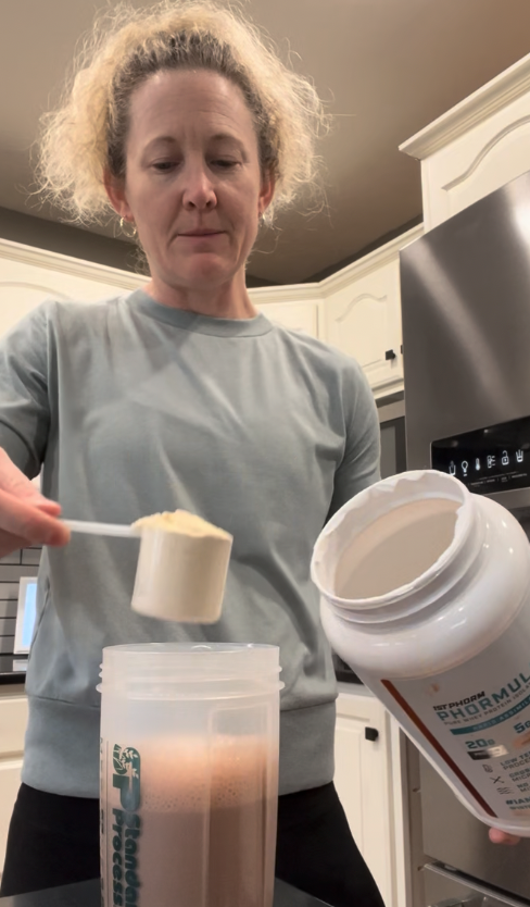 Shelly's Secret to Morning Strength: The Protein Drink She Swears By