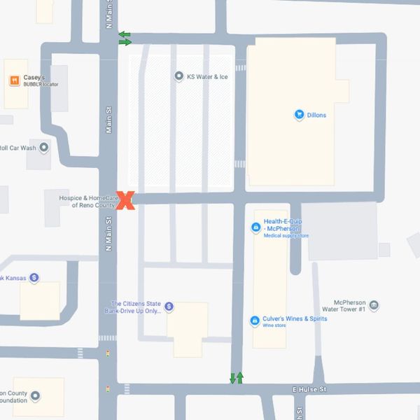 Construction to close south entrance at McPherson Dillon’s