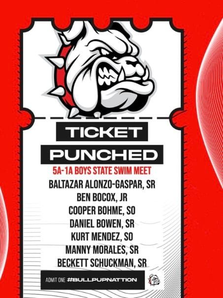 McPherson Bullpup Swimmers Punch Ticket to 5A-1A State Meet
