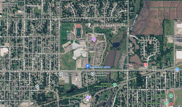 McPherson Man Dies in Single-Vehicle Crash on First Street