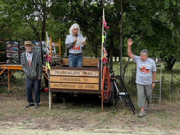Meadowlark Trail officially opens, linking McPherson and Lindsborg
