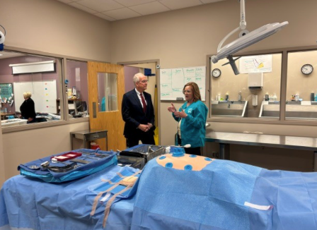 Moran Celebrates HCC Nursing Expansion, Visits Historic Anchor Inn