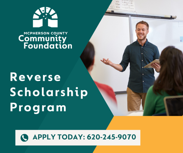 McPherson County offers new $5,250 reverse scholarship to attract workers