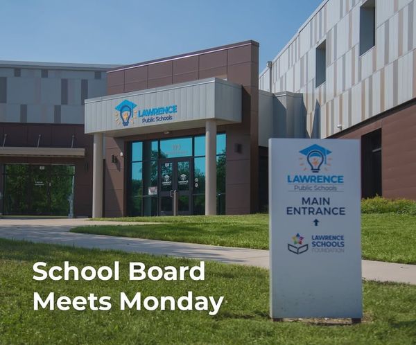 Lawrence school board to review 2025-26 district goals, vote on athletic trainers contract