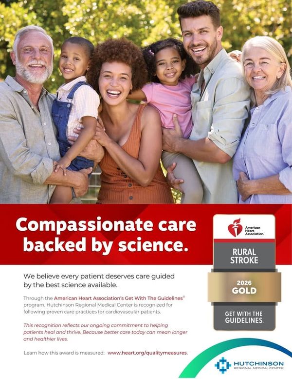 Hutchinson Regional health care System earns gold award for rural stroke care