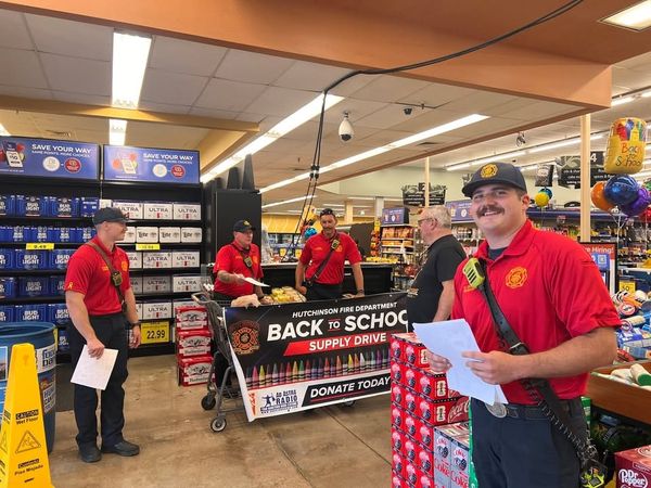 Hutchinson Fire Department distributes nearly $54,000 in donated school supplies