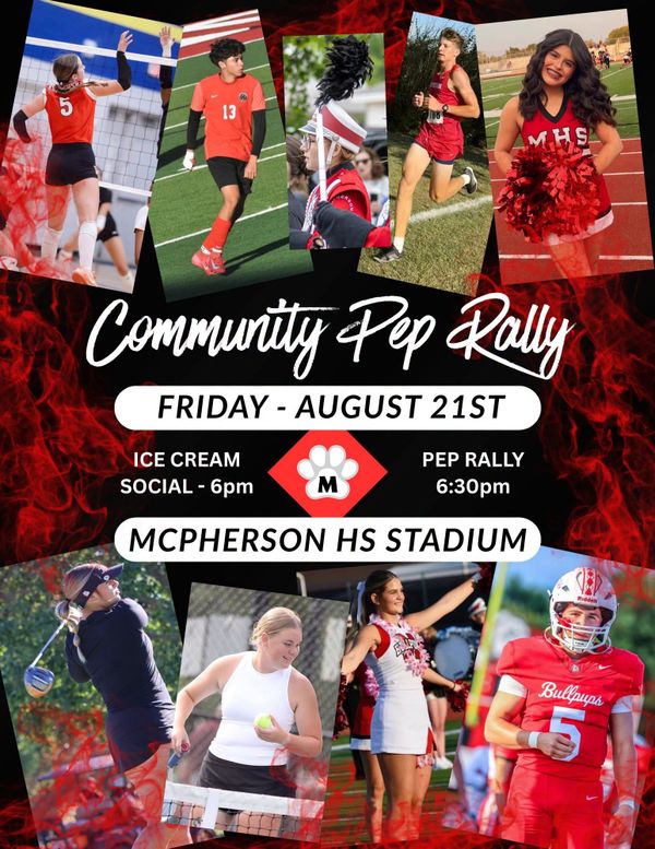 Free ice cream, team introductions at Friday's Bullpup community pep rally