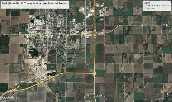 BPU to rebuild McPherson's oldest 115,000-volt line in steel starting Sept. 1