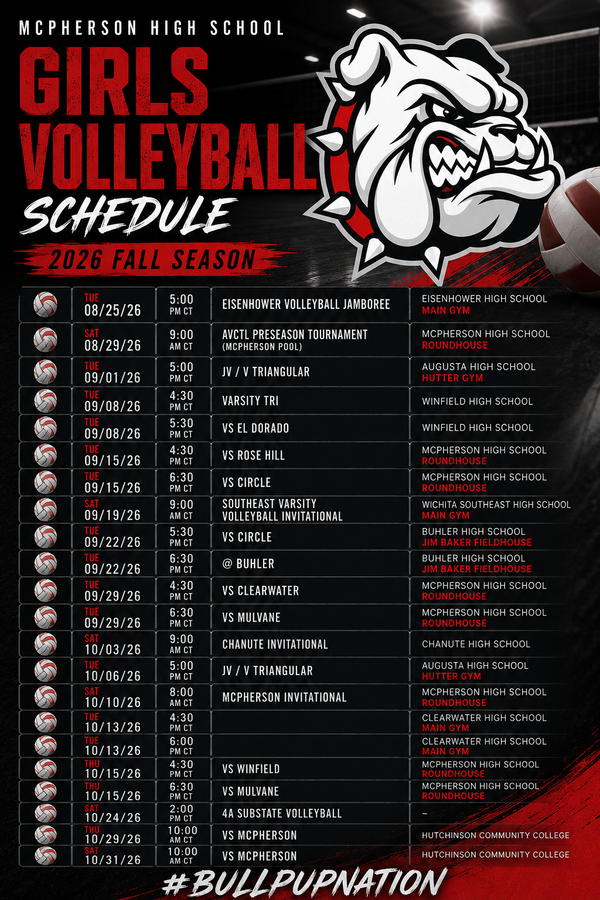 Bullpups Varsity Girls Volleyball Sets Ambitious 2026 Slate
