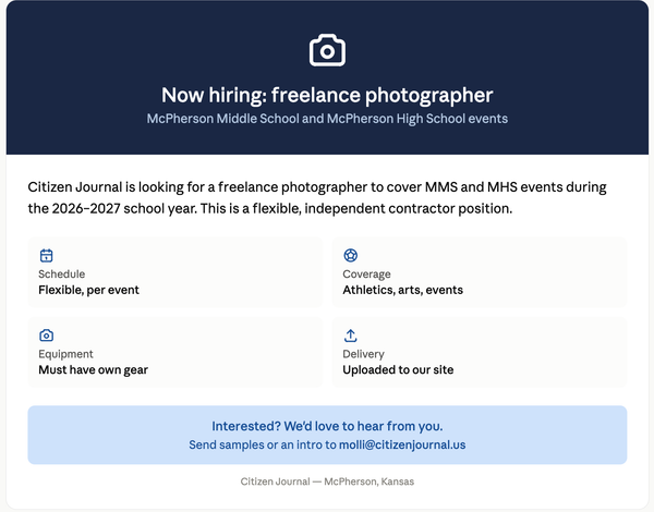 Now Hiring: Freelance Photographer