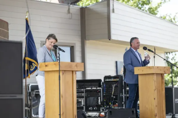 PHOTOS: In scorching Kansas State Fair debate, governor candidates fight over taxes, data centers, vouchers
