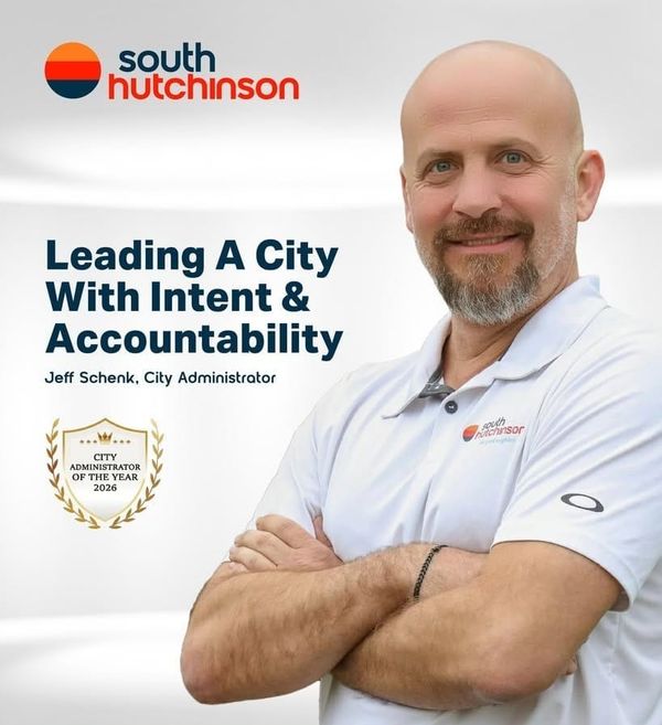 South Hutchinson administrator Jeff Schenk named city administrator of the year