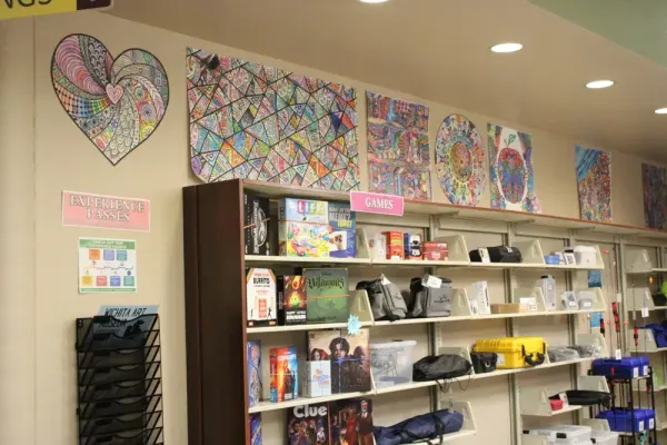 McPherson Library adds cordless leaf blower to its Library of Things