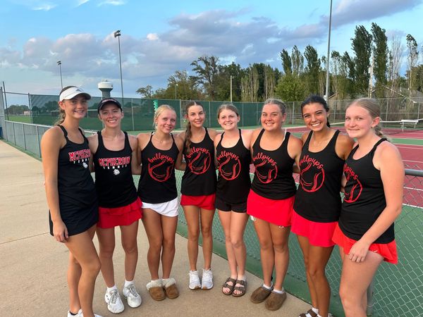 Bullpups Girls Varsity Tennis Tops Maize Invitational