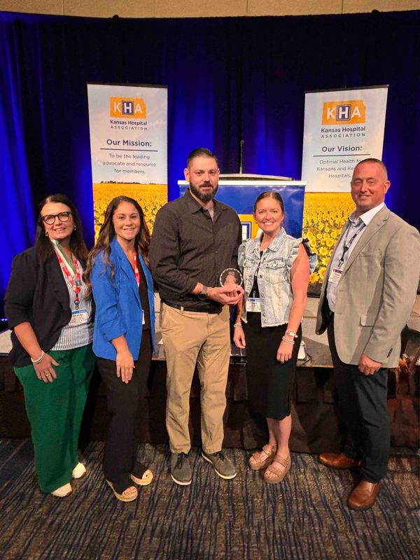 McPherson nurse practitioner, Purple Heart recipient recognized by state hospital association