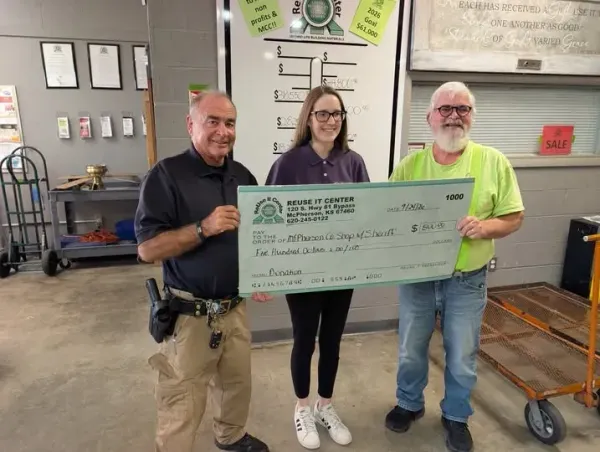 ReUse It Center donates to McPherson County holiday gift program