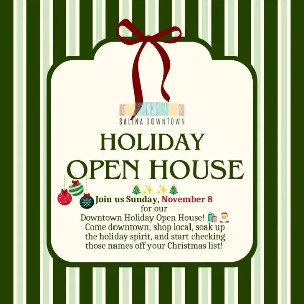 Salina Downtown announces Nov. 8 Holiday Open House
