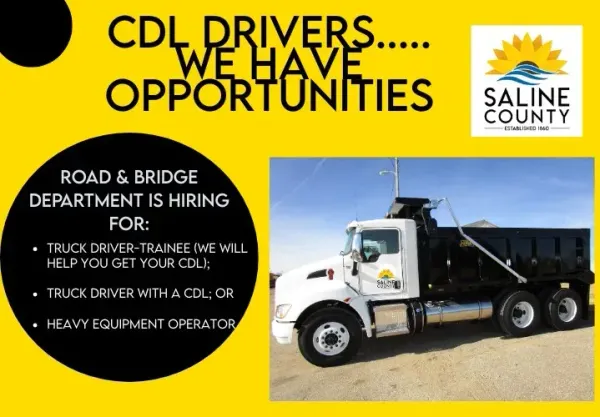 Saline County advertises three Road and Bridge job classifications
