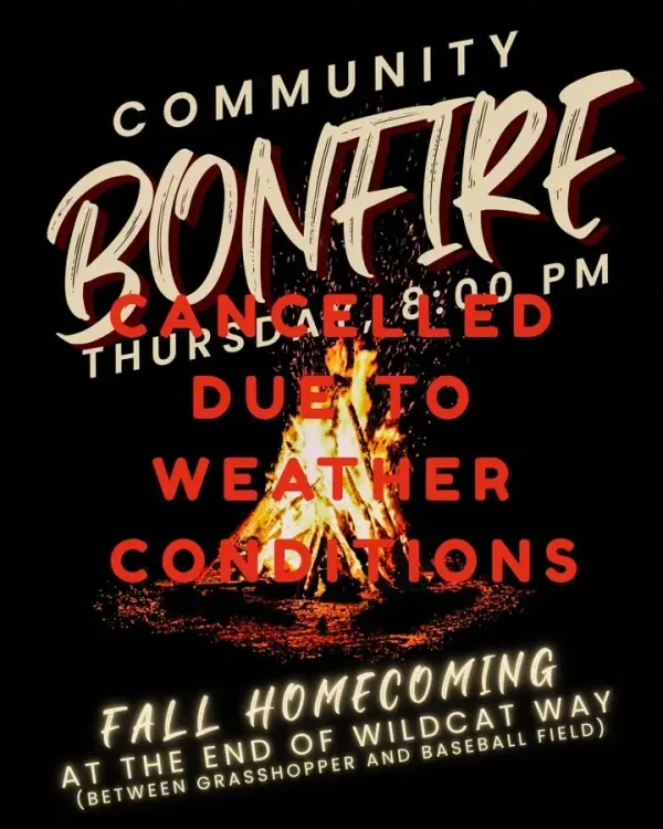 Rain cancels Moundridge homecoming event; Friday festivities remain scheduled