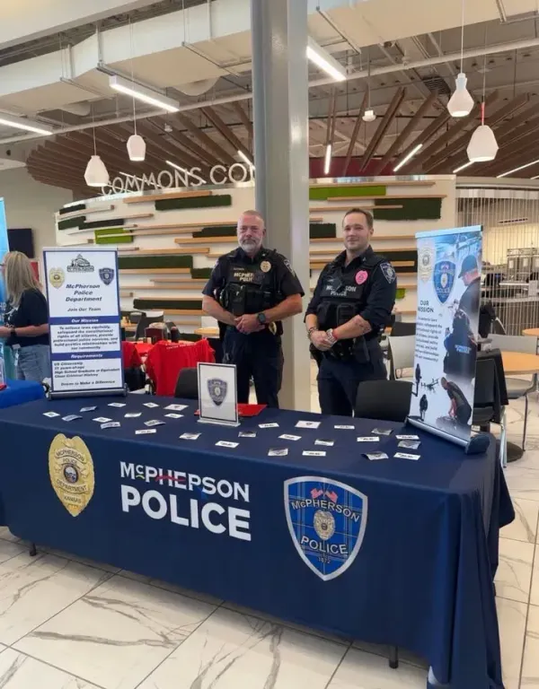 McPherson police hiring officers, administrative assistant; reserves and interns also sought
