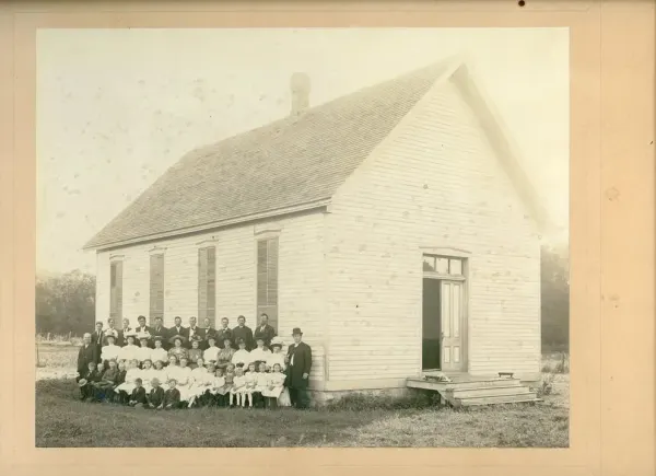 Johnstown House, Skunk Dens Still Stand Near Lindsborg
