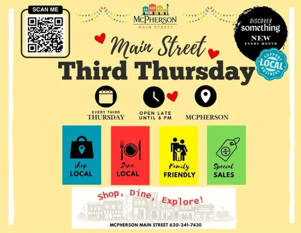 McPherson Main Street's Third Thursday returns downtown this week