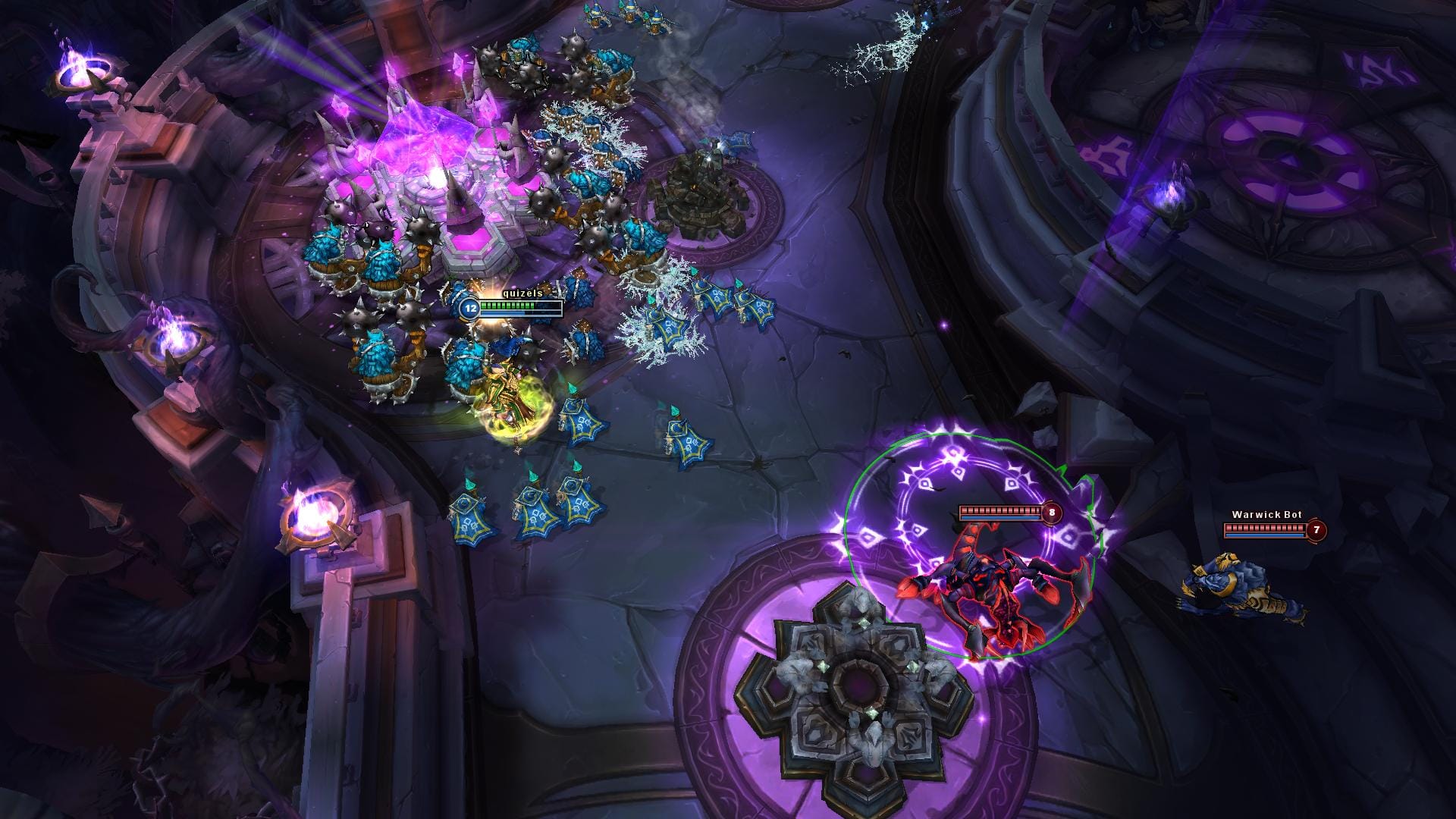 twisted treeline nexus with minions