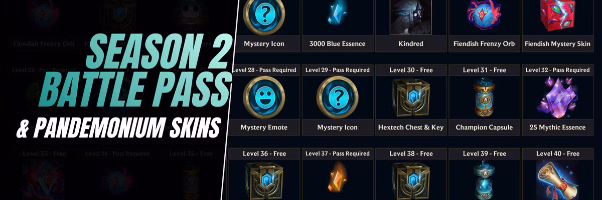 Season 2 Battle Pass: Pandemonium (Act 1) & Skins Feature Image