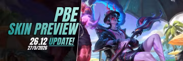 PBE 26.12 New Skins: Prestige Sinful Shores LeBlanc, Sinful Shores Brand & Hwei Feature Image