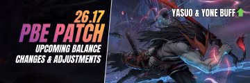 PBE Patch 26.17: Upcoming Balance Changes (Full Preview) Feature Image