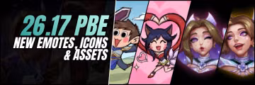 PBE 26.17 New Emotes, Icons & TFT Content Feature Image