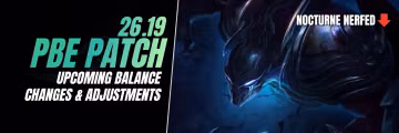 PBE Patch 26.19: Upcoming Balance Changes Feature Image