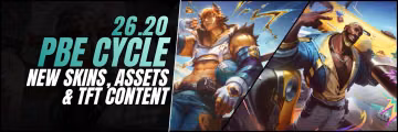PBE 26.20 UPDATE: New Skins Preview, Emotes, Icons & TFT Content Feature Image