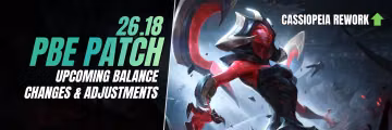 PBE Patch 26.18: Upcoming Balance Changes Feature Image
