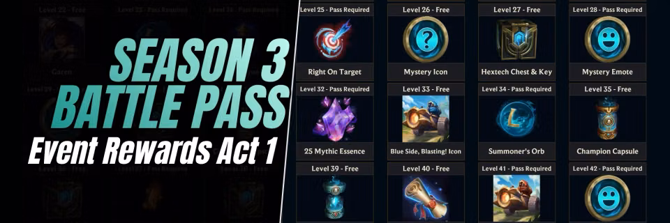 Upcoming Battle Pass Rewards: Season 3 (Act 1) Feature Image