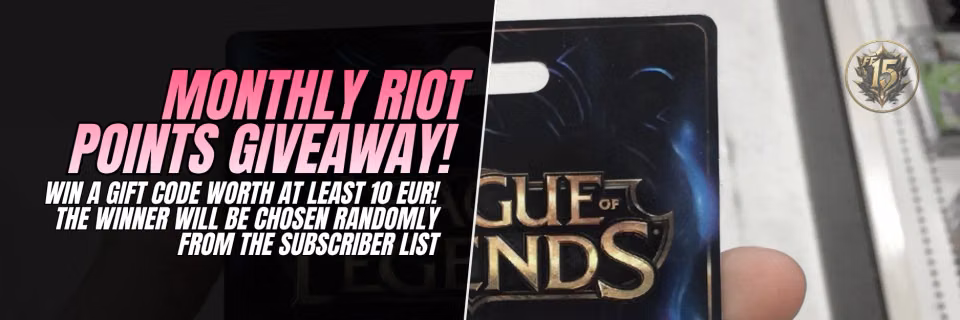 Monthly Riot Points Giveaways: ☆Exclusive for Supporters Feature Image