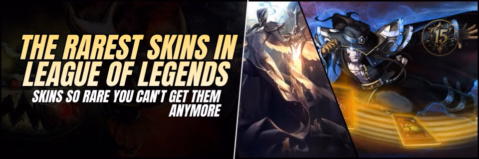 What Are Actually The Rarest Skins In League of Legends? Feature Image