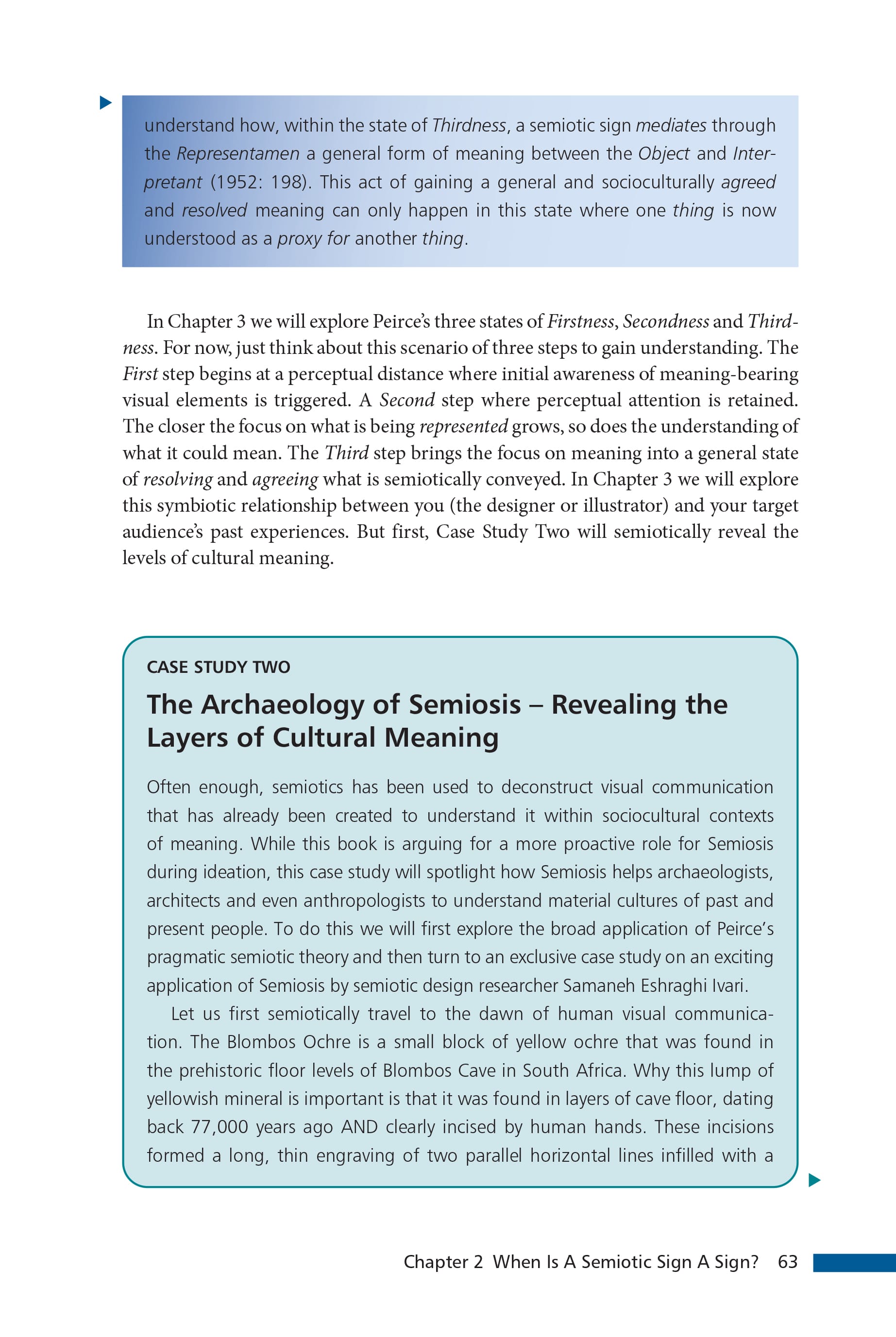 Page 63 of my book is where case study three begins