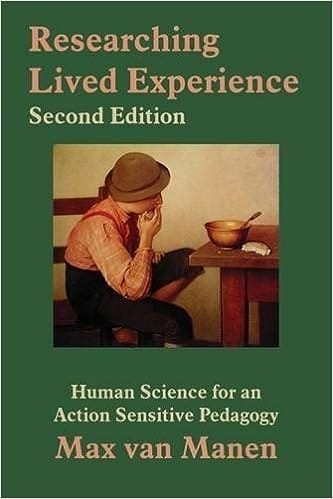 Max van Manen's book on phenomenological lived experiences