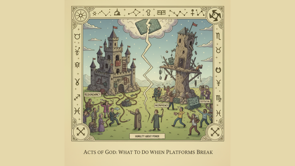 Acts of God: What To Do When Platforms Break