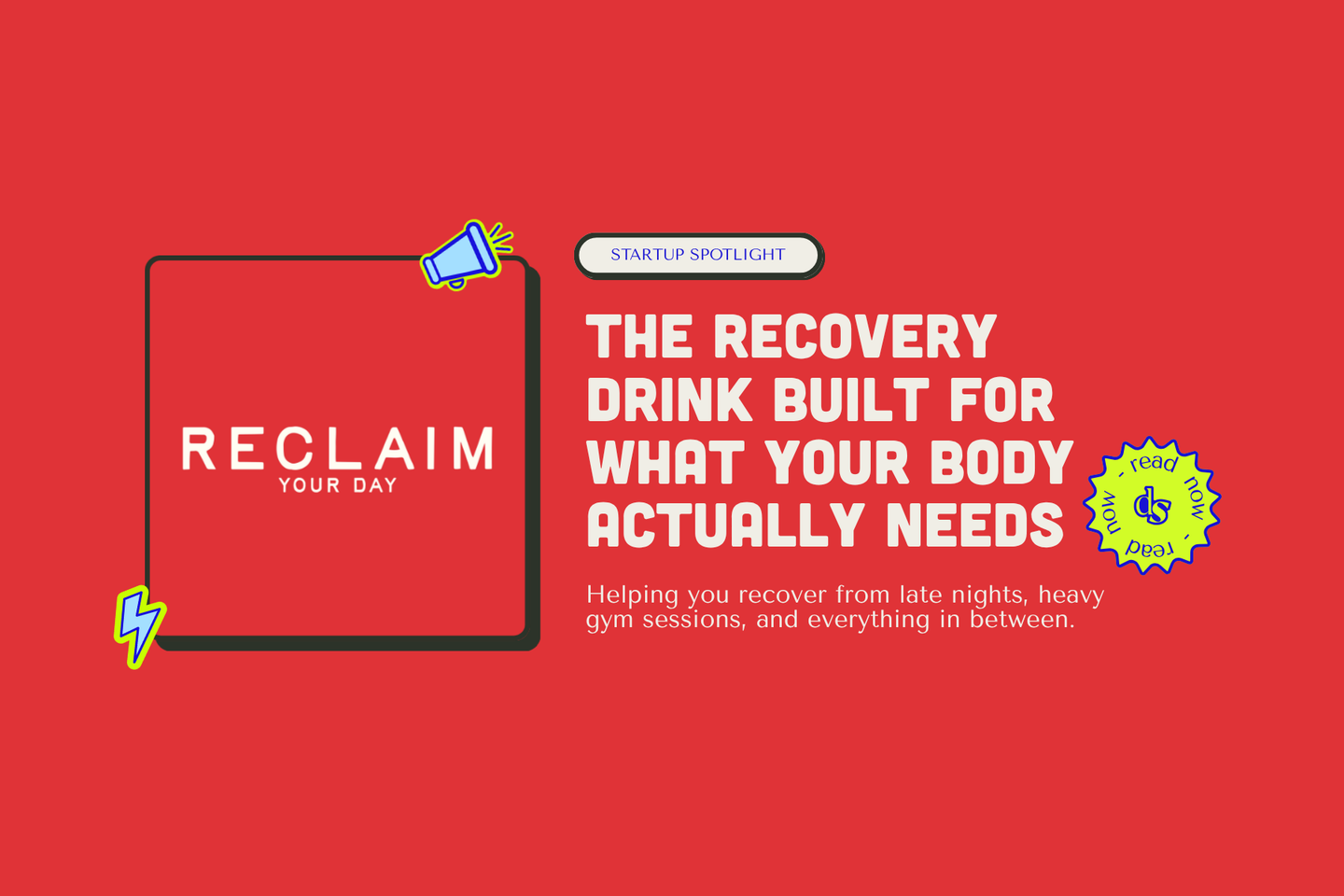 Reclaim: The recovery drink built for what your body actually needs